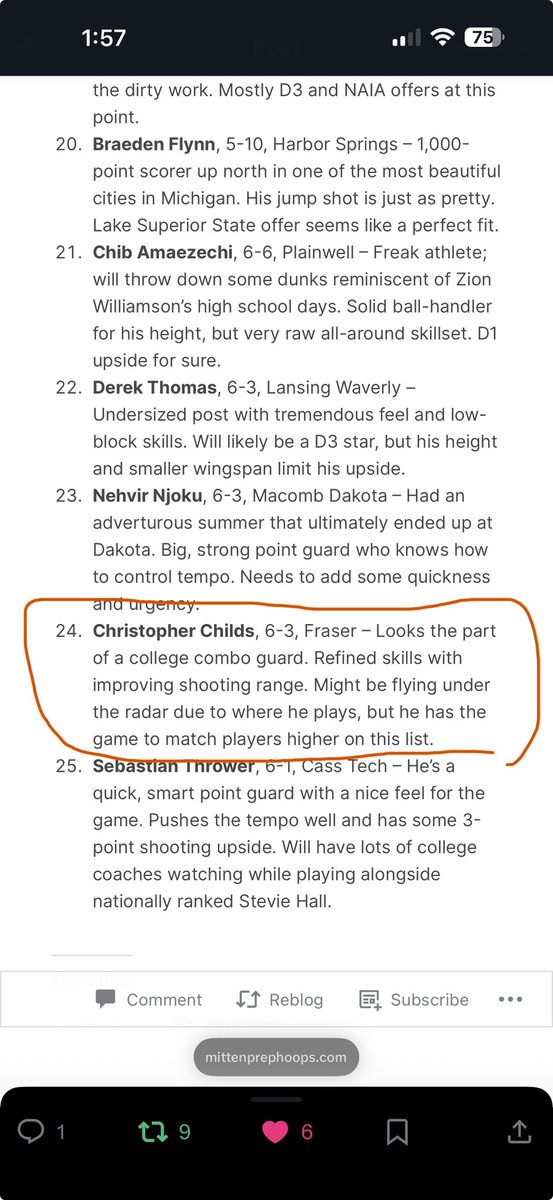 chrischilds23's tweet image. thank you @BrzezinskiAlec for classifying me as one of the top 25 unsigned seniors in the state! Ready to get this show on the road.