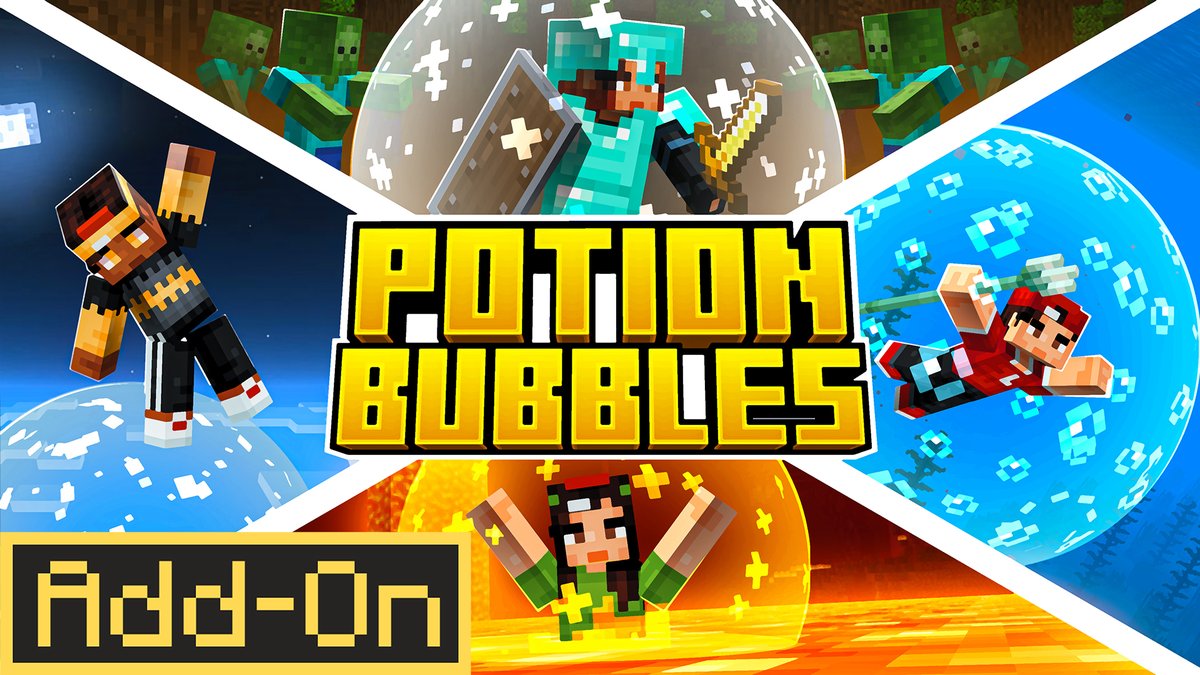 NEW Minecraft Add-On in the Minecraft Marketplace! Potion Bubbles allows you to create customizable potion effect zones for your worlds. Try it out! #minecraftparkour #minecraftsurvival
minecraft.net/en-us/marketpl…