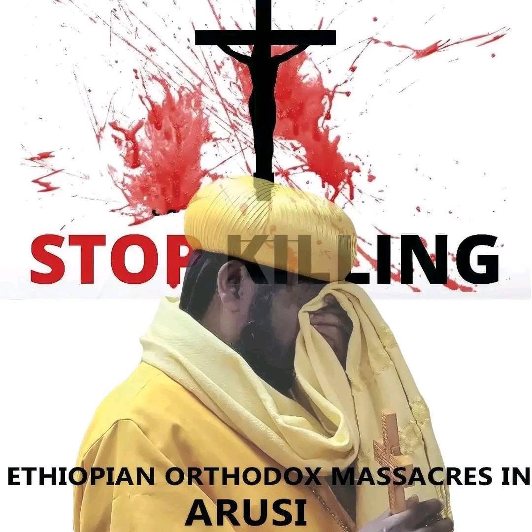 In many parts of the Oromia Region, churches are being forcibly closed.
In the Eastern Arsi Zone alone, at least seven to eight Orthodox Christians are killed every single day. Many others are beaten, their properties destroyed, and entire families are displaced from their homes.