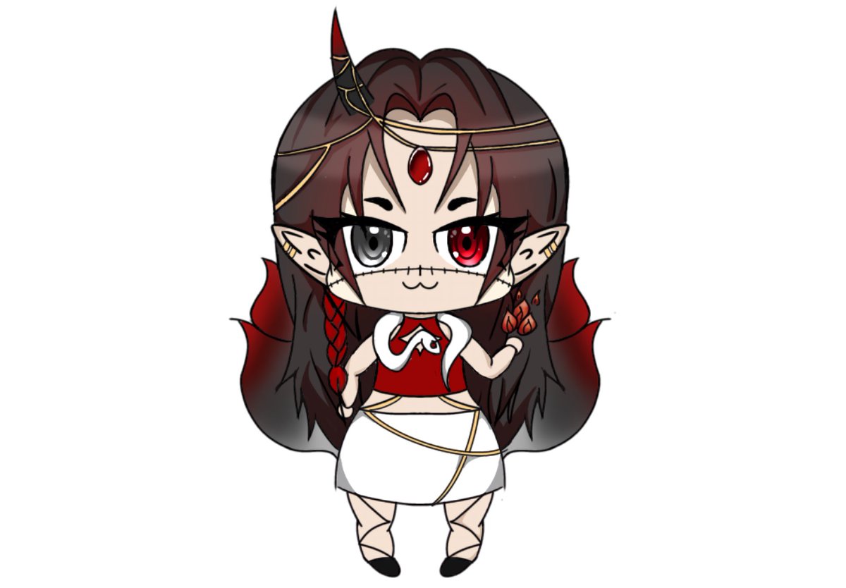 just wanted to show off my newest version of law for times when i wanna be a png tuber! here’s now vs her first ever iteration. both of then were drawn and designed by me and i like seeing how much ive changed/improved! 
#pngtuber