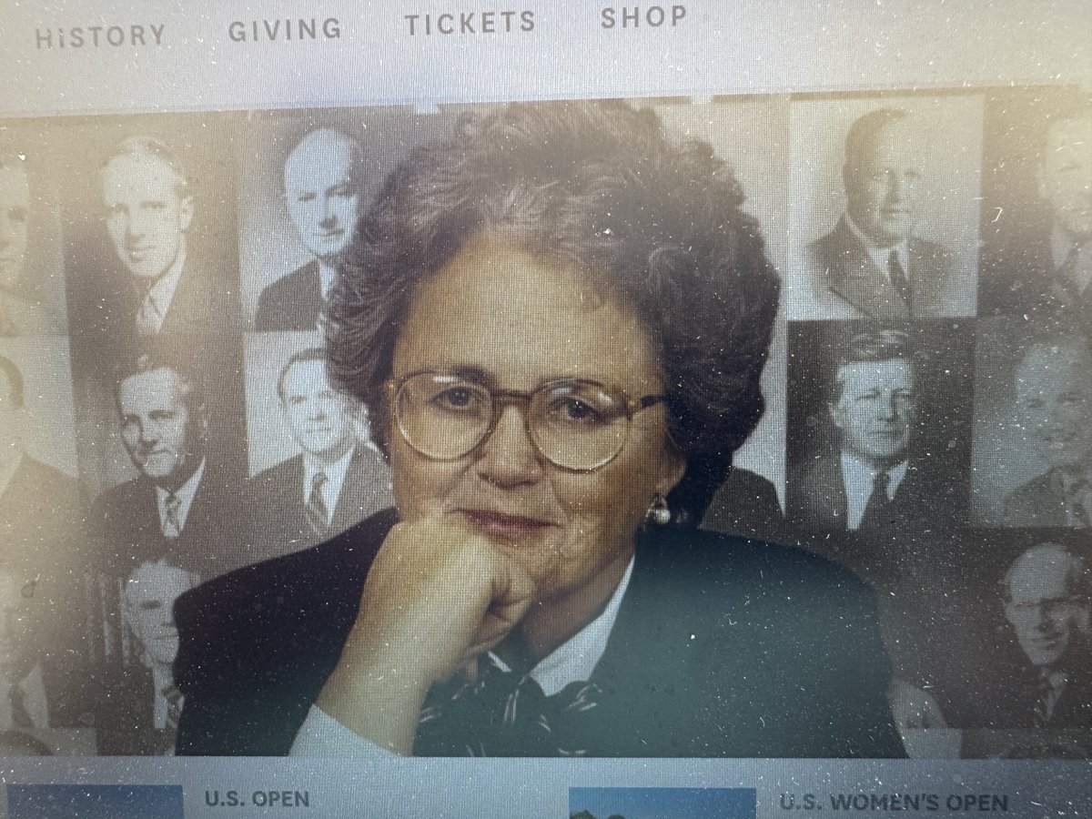 Sad today at the loss of a dear friend. She taught me so much. The Judy Bell smirk in front of those “guys” as the first “girl” USGA President. 😊Keep smirking JB. 🙏🙏🥃