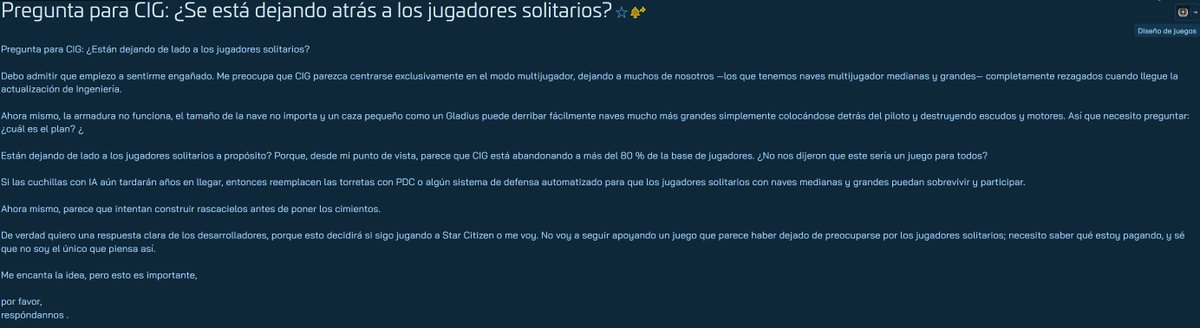 ¿Debe un jugador sólo pilotar la estrella de la muerte?

En #StarCitizen todo el mundo tiene su sitio según lo han diseñado; jugadores sólo, en grupos de amigos, en un clan (el mejor) como el Norax 😋... ¿Que hasta Han "SOLO" viajaba con Chewbacca!! 🤣 ¿Qué opinas?