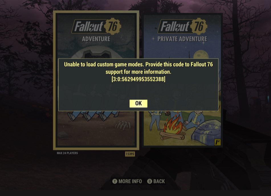 SK3L3T0NxW4R's tweet image. @BethesdaSupport Whats the Story Morning Glory? #Unable