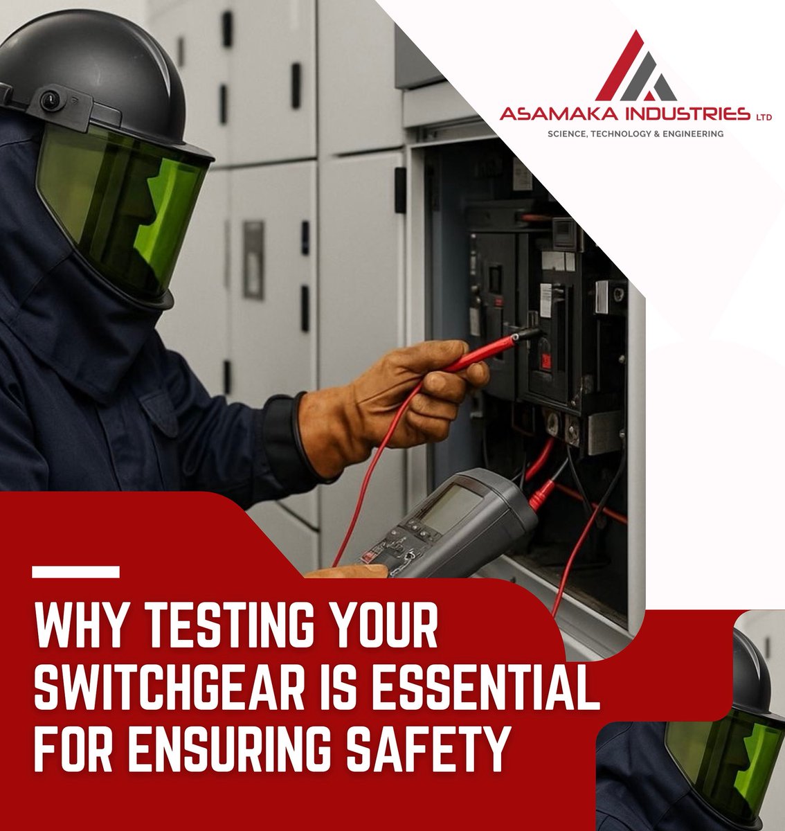 AsamakaIndustry's tweet image. Why does switchgear testing matter? ⚡️
Because it keeps your electrical systems safe, efficient, and reliable.

✅ Detect hidden faults early
✅ Prevent costly downtime
✅ Ensure safety &amp;amp; compliance

Visit 👉 asamaka.com to learn more.

#SwitchgearTesting #Safety