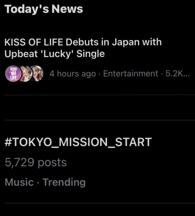KEEP DROPPING THE TAGS AND STREAM 🍀

KISS OF LIFE JAPAN DEBUT
LUCKY OUT NOW
TOKYO MISSION START 

#KISSOFLIFE #KIOF #キスオブライフ #JULIE #NATTY #BELLE #HANEUL #ジュリー #ナッティ #ベル #ハヌル #TOKYO_MISSION_START #Lucky