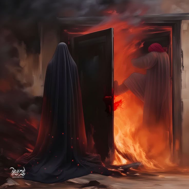 Shiasoul__'s tweet image. Every breath Lady Fatima Al Zahra (س) took was painful💔