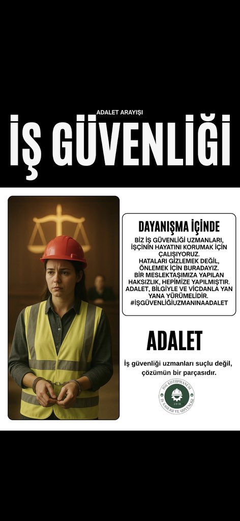 Srplozcan's tweet photo. #işgüvenliğiuzmanınaadalet https://t.co/sqgIkKFMiq