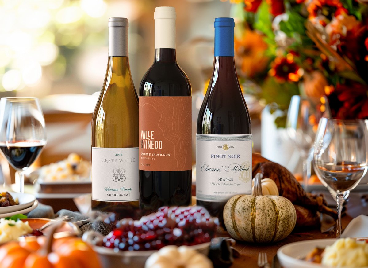 firstleafwine's tweet image. Thanksgiving is just around the corner! Don't get caught without the perfect wine to pair with your feast. 🦃🍷 Order now to ensure your Firstleaf delivery arrives in time for the big day. 
#firstleafwine #firstleaf #wine #uncork #Thanksgiving #ThanksgivingWine