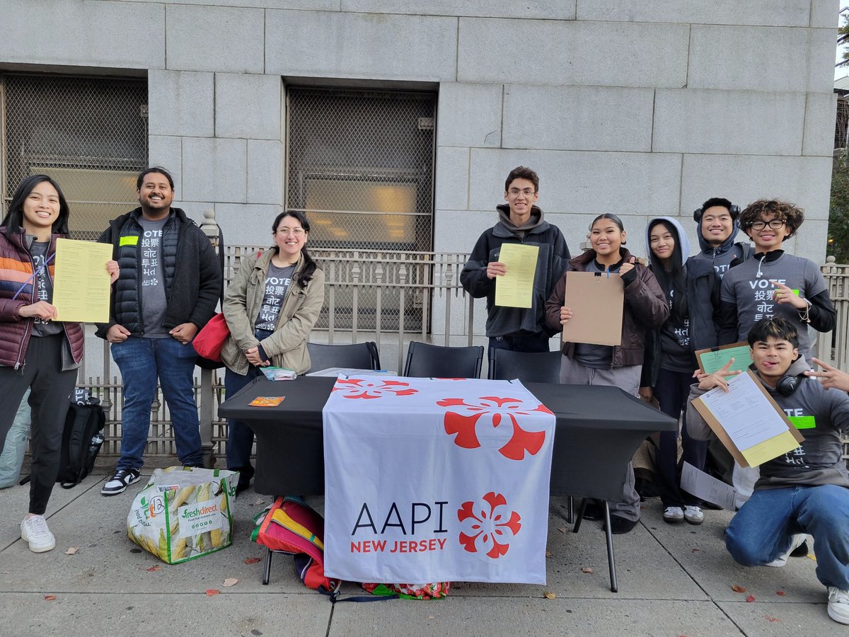 Polls are open until 8pm today! Don’t let anyone stop you from exercising your power. (And keep an eye out for our cold but mighty Asian American Exit Poll volunteers in Edison, Fort Lee, Palisades Park, Jersey City, and Paterson!)