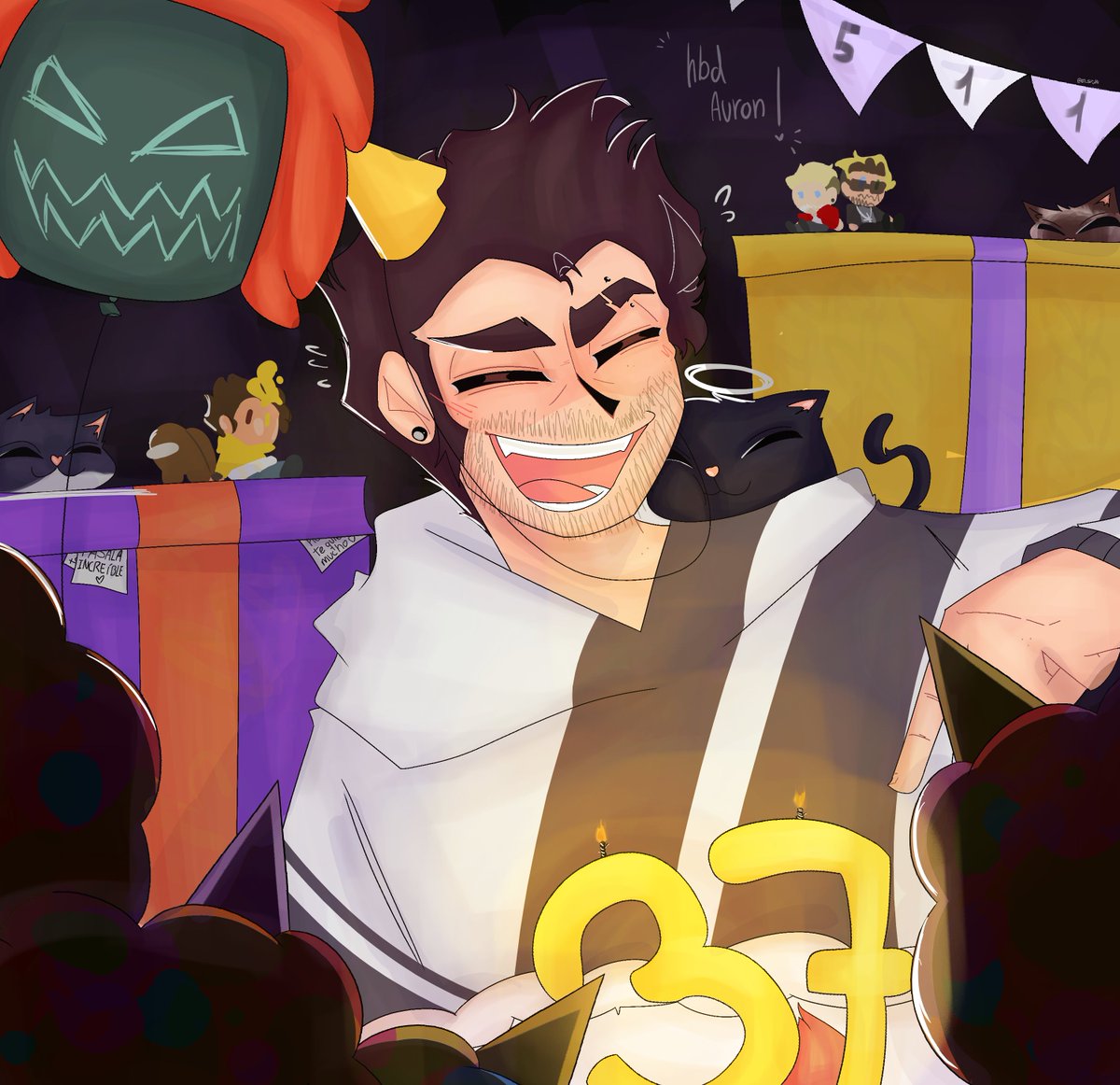 QUE ME BESE EL CUMPLEAÑEROOOO 🎉🍰🍾GRAAAAHGG 37 ya,,,como pasa el tiempo alv TQM <a href="/auronplay/">Auron</a> 🤍

#auron #Happy37Auron