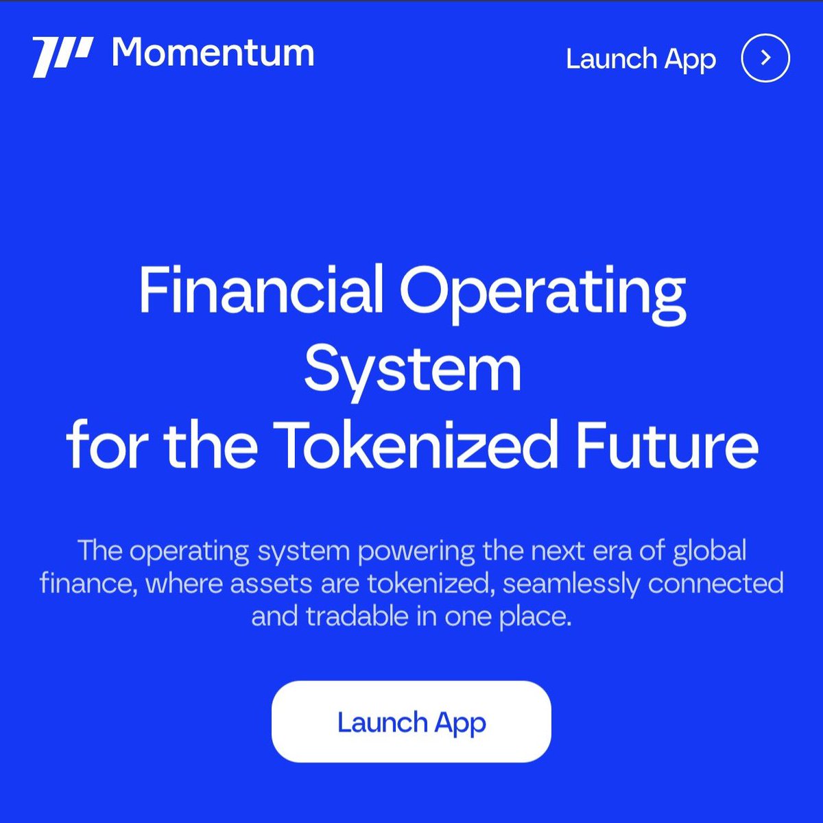 MMTFinance's tweet image. Redesigned. Rebuilt. Recharged.

The new Momentum site is live, and it’s just the first of many upgrades ahead.

The Buidl future is in motion. 

Let’s #KeepTheMomentum 🌊

👀 mmt.finance