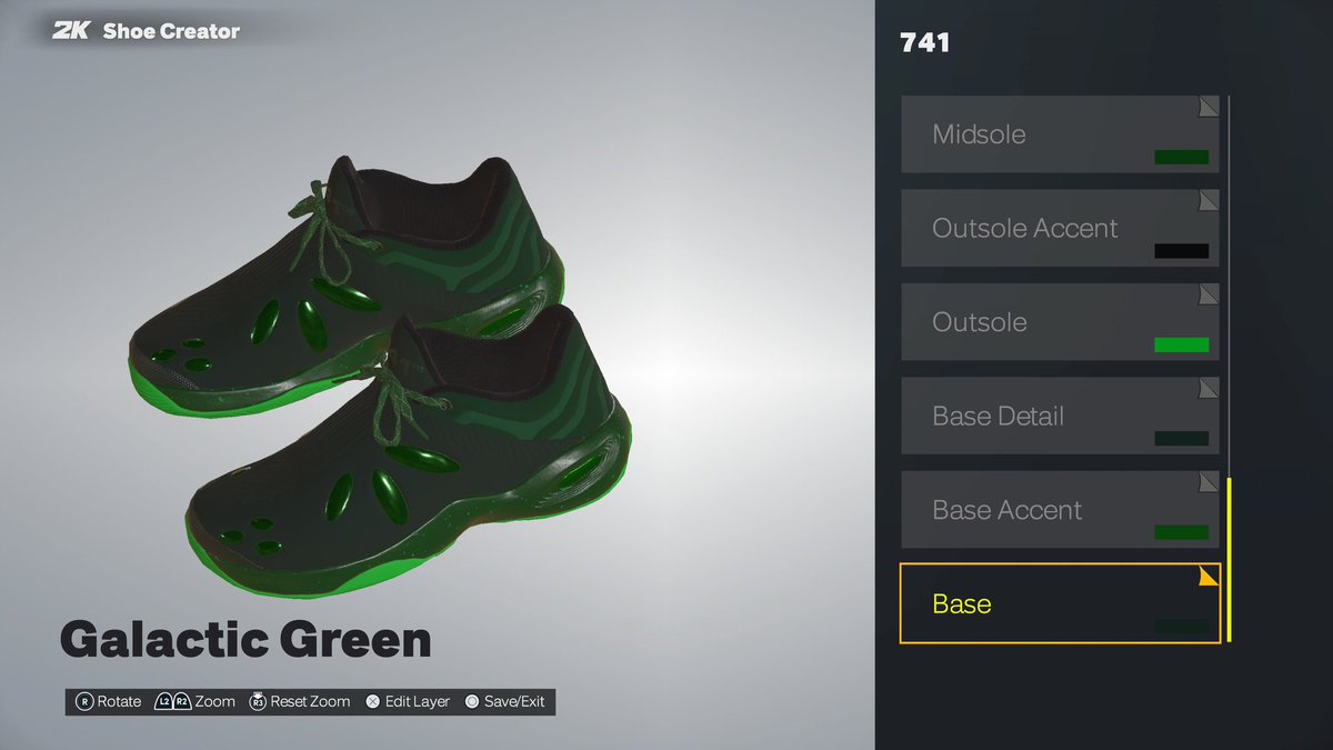 cdk10creations's tweet photo. 741 "Galactic Green"

#nba2k #2k26 #NBA2K26 #2kCommunity #jaylenbrown https://t.co/AnPLxIBSkr