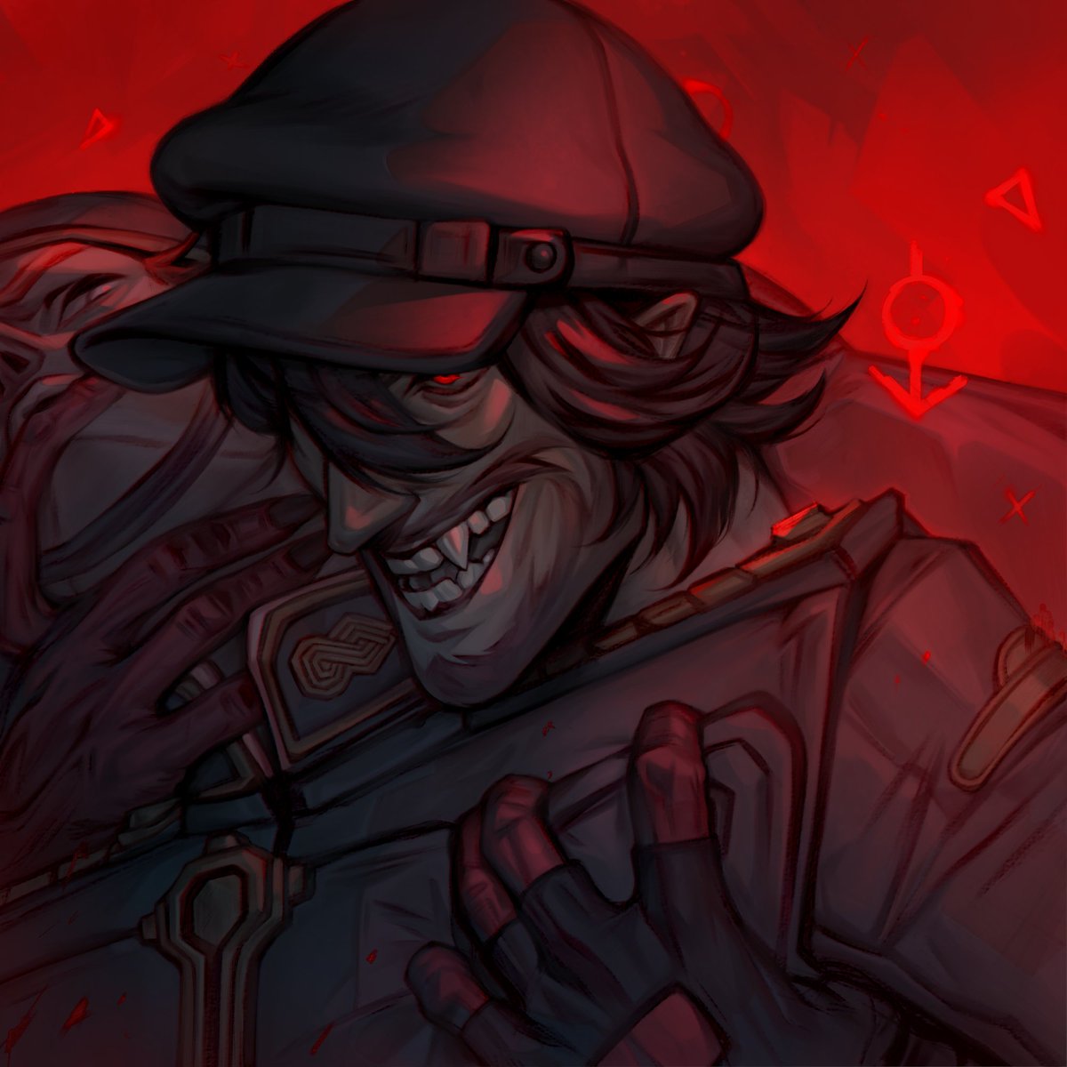 marzor_ka's tweet image. #deadlockfanart #drifter #doorman #driftdoor