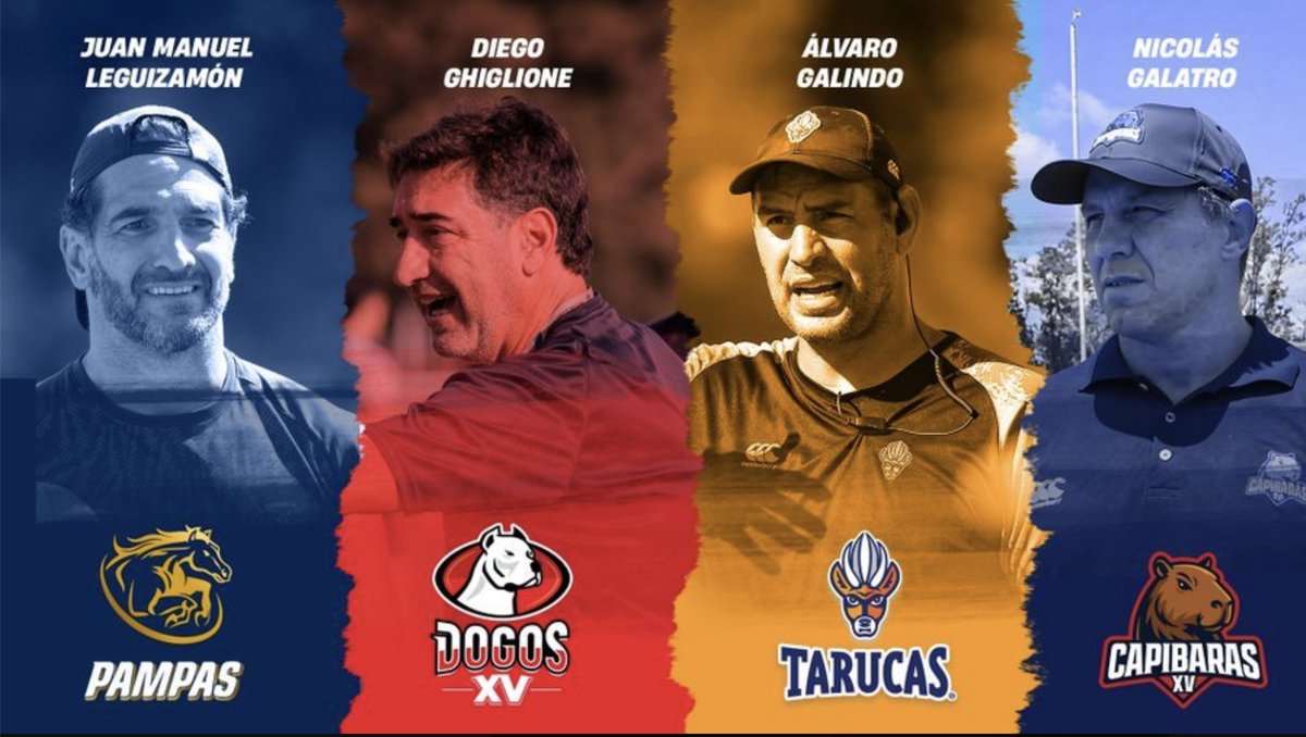 Leguizamón &amp; Galindo stay in charge of Pampas/Tarucas respectively while Galatro moves across to Capibaras for their debut season, with Ghiglione coming in as his replacement at Dogos. 

Smart move for the new side, as Galatro knows <a href="/SuperRugbyAM/">SUPER RUGBY AMERICAS</a> as well as anyone.