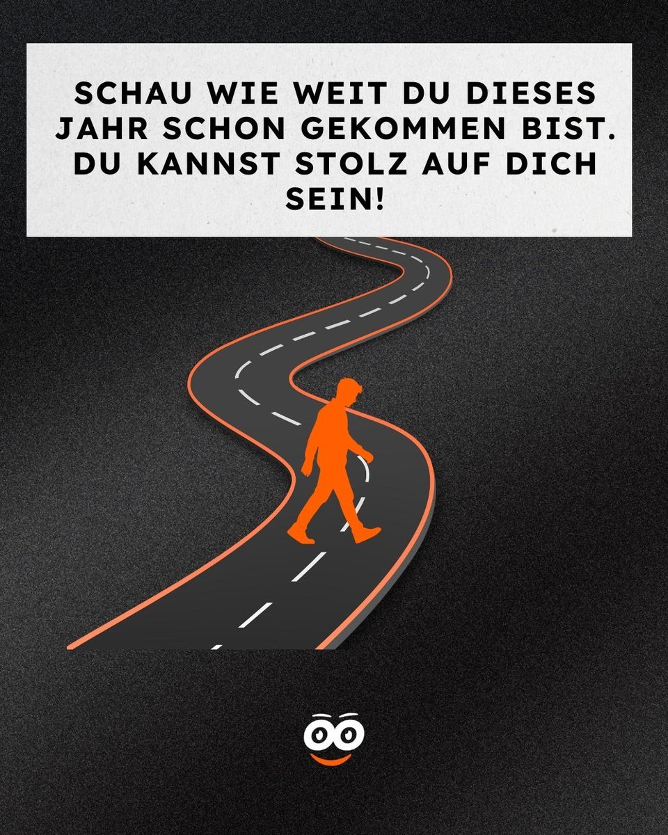 Man vergisst oft, wie viel man schon geschafft hat, weil man nur auf das schaut, was noch fehlt. 

Aber hey – du bist weiter, stärker und klüger als vor einem Jahr. 💪

Sei stolz auf deinen Weg – und geh weiter. Dein Zukunfts-Ich wird dir danken. 🙌