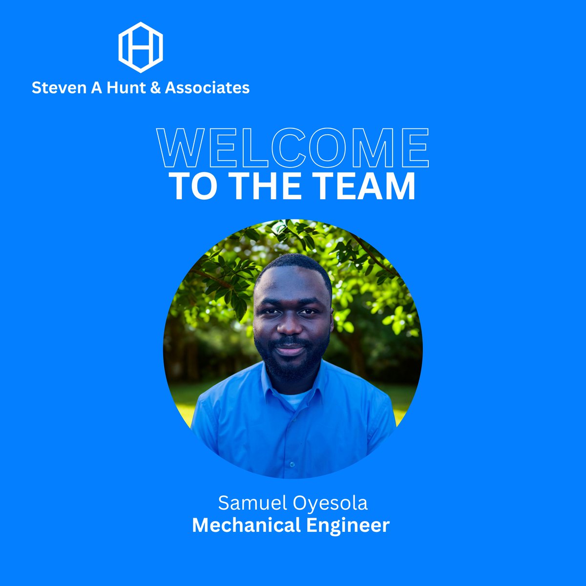 stevehuntassoc's tweet image. We’re delighted to welcome Samuel, our newest Mechanical Engineer, to the team!

He’s passionate about sustainable design and energy efficiency - and when he’s not engineering, he’s travelling, watching football, or playing pool. ⚽✈️

#stevenhuntassociates #mepengineering
