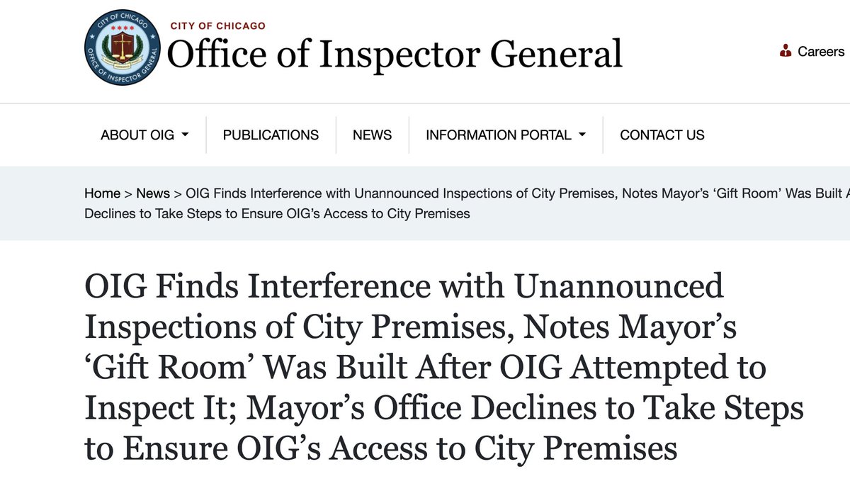 Gucci this! Chicago Mayor Brandon Johnson's infamous "Gucci Gift Closet" is back! In a just-released report, the Office of Inspector General says that Johnson built a FAKE gift closet after the OIG attempted to inspect the real one.  tinyurl.com/r3e55jy4

You can see the