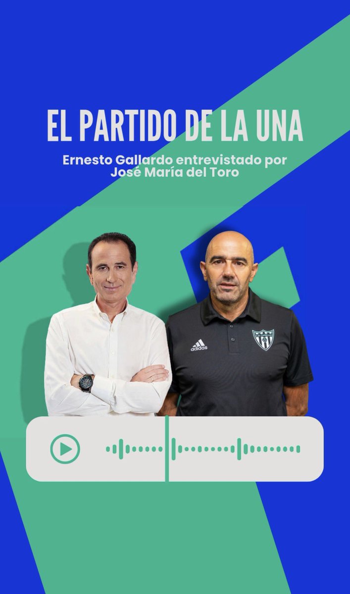 ⚽️Nuestro mister, Ernesto Gallardo, ha sido entrevistado en el programa “El Partido de la Una” de <a href="/ondamadrid/">Onda Madrid</a> 

Escucha su entrevista completa🎙️
telemadrid.es/programas/el-p…
