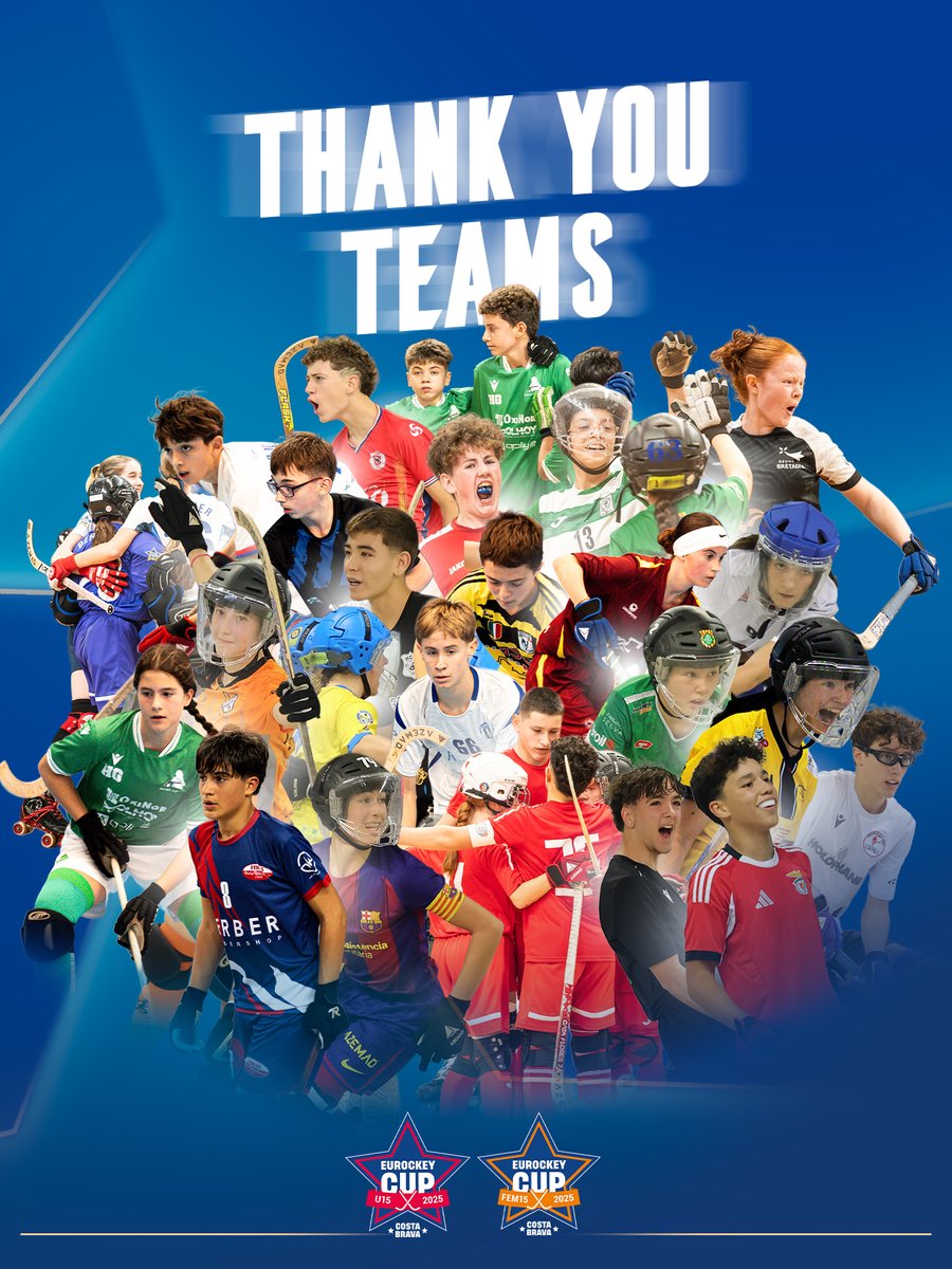 💙 𝗧𝗛𝗔𝗡𝗞 𝗬𝗢𝗨! 🥹

Still processing what we lived together last week! 🌟
¡Gracias por todo, familia! 🫶
Ha sigut espectacular, moltíssimes gràcies! 🙌

#EurockeyCup #BeTheNext #EsportsDDGI #InCostaBrava