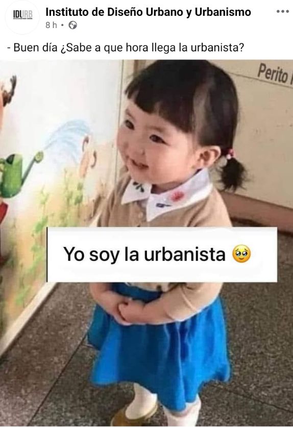 ¿Sabéis a qué hora llega la urbanista?👷