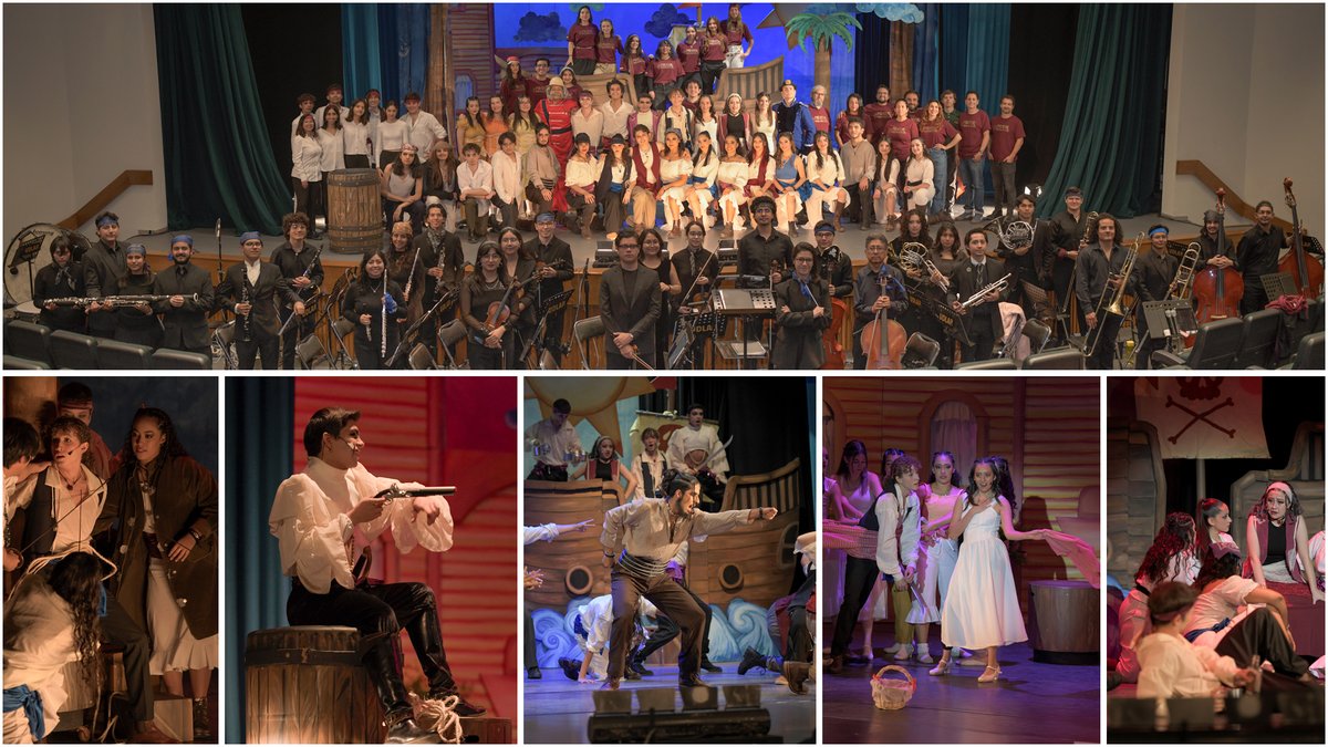 CulturaUDLAP's tweet photo. ⚓️🎭 El Teatro Musical UDLAP conquistó los mares de la comedia con “Los Piratas de Penzance”.
Más de 40 artistas y 90 personas detrás del telón dieron vida a una producción llena de ritmo, color y humor. 💫 💚 ¡Gracias por ser parte de esta gran aventura teatral! https://t.co/KjrDDlQKuV