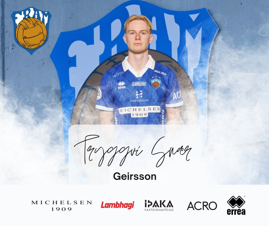 Eftir sex tímabil í bláu treyjunni kveðjum við Tryggva Snæ Geirsson. Tryggvi “Sá spænski” hefur verið frábær fyrir Fram, spilað 133 leiki og skorað 10 mörk. Nú heldur hann á önnur mið og við óskum honum alls hins besta á sínum ferli. 💙