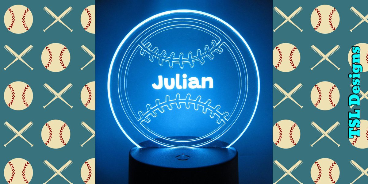 bythebeach1214's tweet image. Personalized Baseball/Softball Night Light, Colorful Led with Remote
buff.ly/3LKIG0B
#Personalized #baseball #softball #nightlight #light #homedecor #handmade #handcrafted #glowforge #shopsmall #etsy