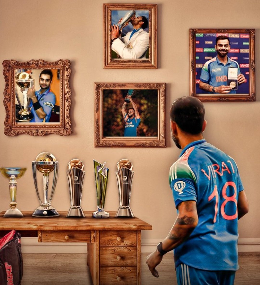 Virat Kohli - A name that defines passion, Dominance &amp; Aura. He's the Biggest Brand in cricket, the emotion for Billions. His records &amp; his legacy is unmatched. The face of Cricket.

- WISHING A VERY HAPPY BIRTHDAY TO THE GOAT HIMSELF, KING KOHLI. 🐐 👑 #HappyBirthdayViratKohli