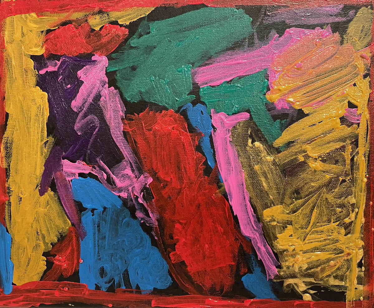 makeplaycreate's tweet image. Week 4 of our colour-inspired after school programme at Shipston Primary.
@ShipstonHead @stourfederation 

This week we…

Created artwork on a black canvas using acrylic paint, sequins and washi tape.
Colours  POP 🌈 on a black background.

Back for our final session next week.