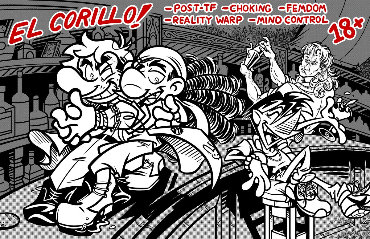 OyajiFever's tweet photo. Three newly-minted cartoons walk into a bar. The vibe is rancid, but that's nothing a little music can't fix.

Well, hold on; they're still figuring this out. Please stand by while they escape their shared recursive mind palace

⏩️ https://t.co/qstC27iLeu
#tftuesday #tfeveryday https://t.co/KQK5Xn4rWw