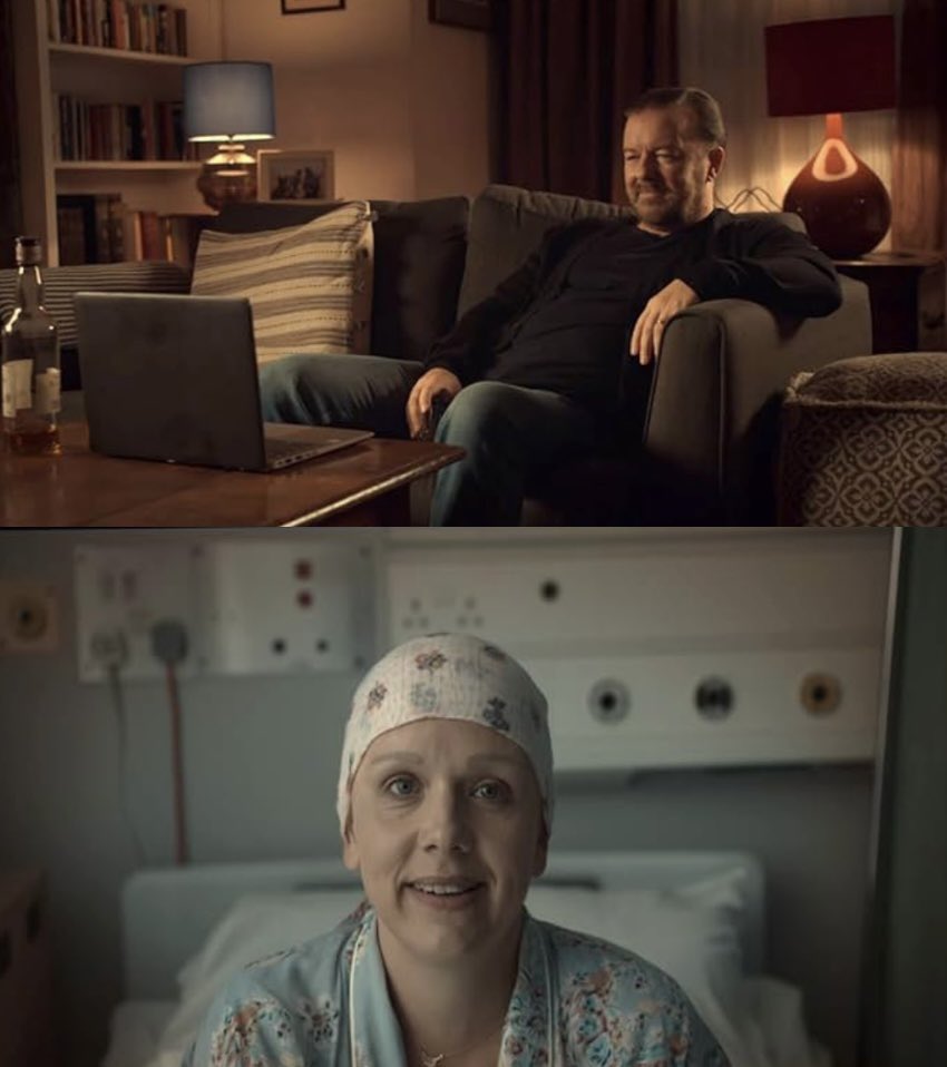 Lisa also helped to save Tony's life. She knew exactly what she was doing.

“Be happy. Be kind. Be Tony.”

After Life 💻❤️