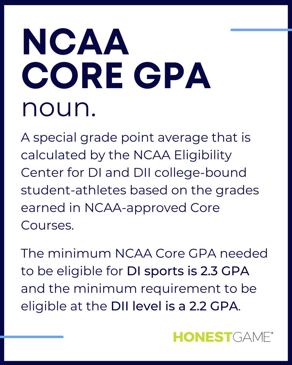 Did you know that the NCAA calculates its own GPA when reviewing incoming DI/DII student-athletes for qualifier status?