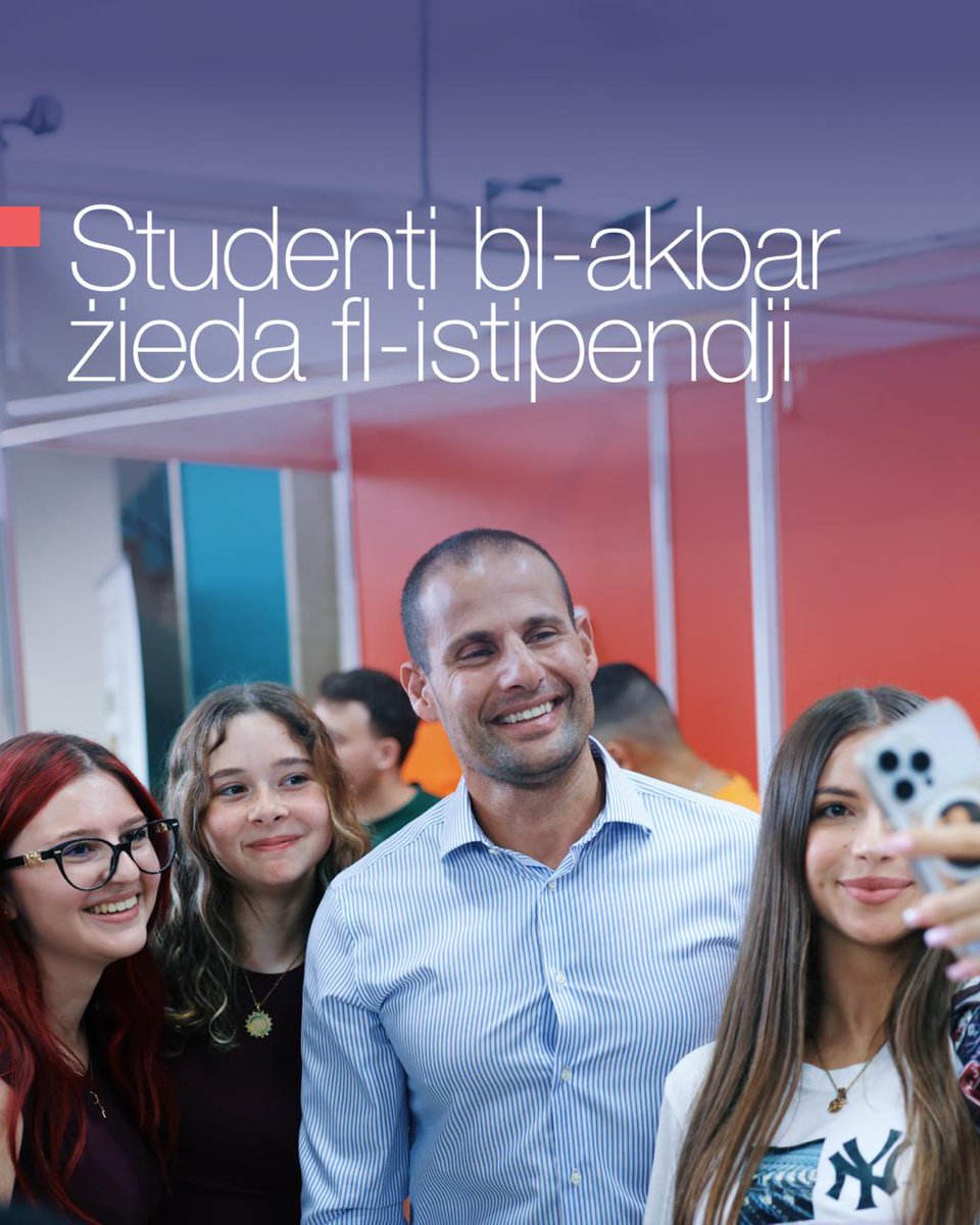 Aħna l-garanzija għall-istudenti bl-akbar żieda fl-istipendji 👩‍🎓