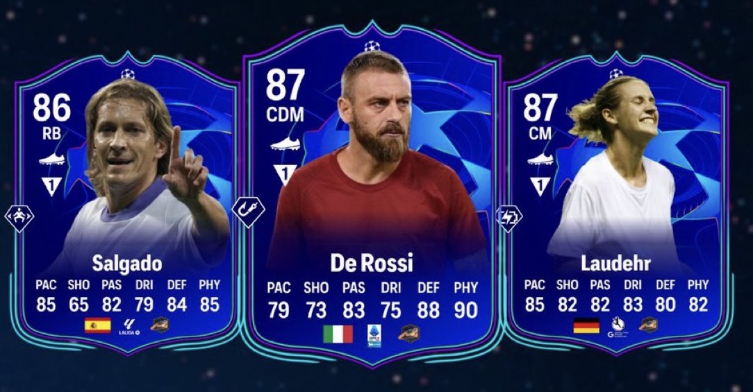 🚨🚨 New Heroes dropping soon🦸🦸‍♂️🦸‍♀️

W or L? 🤔🤔 

De Rossi looks interesting to us #FC26