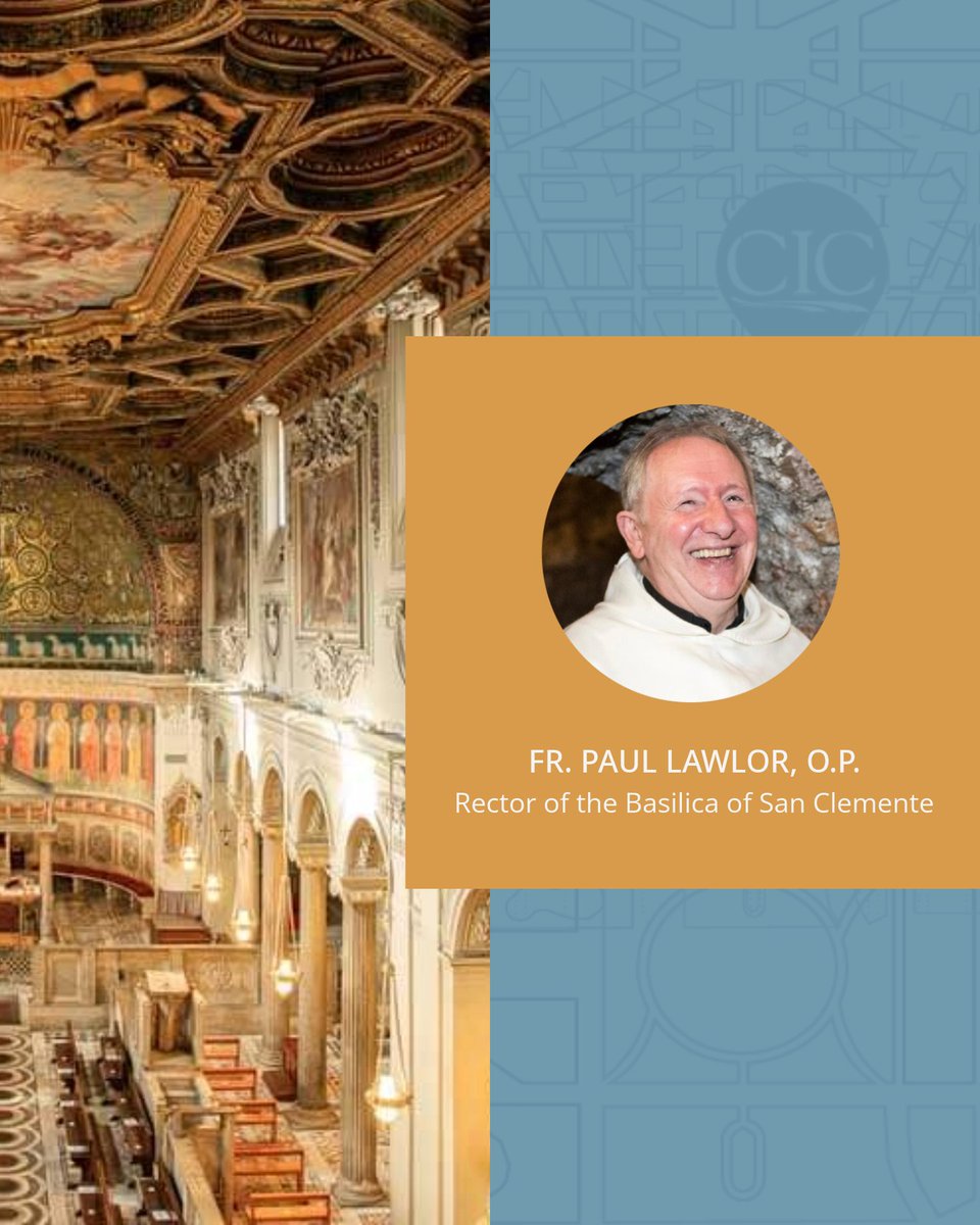 CICDC's tweet image. Join Fr. Paul Lawlor, OP, Rector of the Basilica of San Clemente on Nov. 13 for an evening at the CIC exploring the layers of faith and history beneath one of the Church’s most remarkable churches.

RSVP here: loom.ly/6z0CNaQ