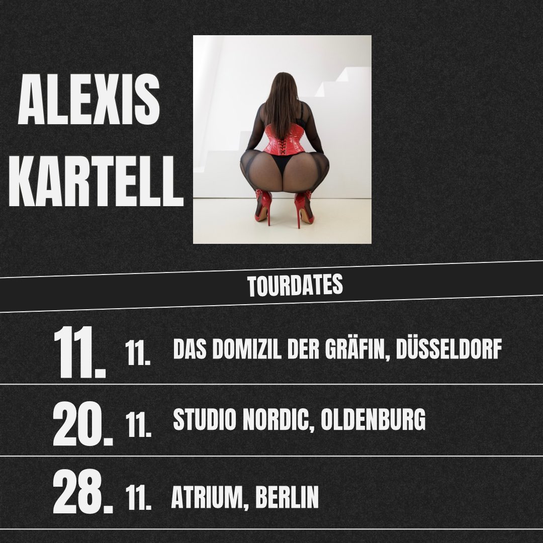 🚨 SAVE THE DATE 🚨

PS: An den restlichen Tagen im MISTRESS EMPIRE, HAMBURG anzutreffen