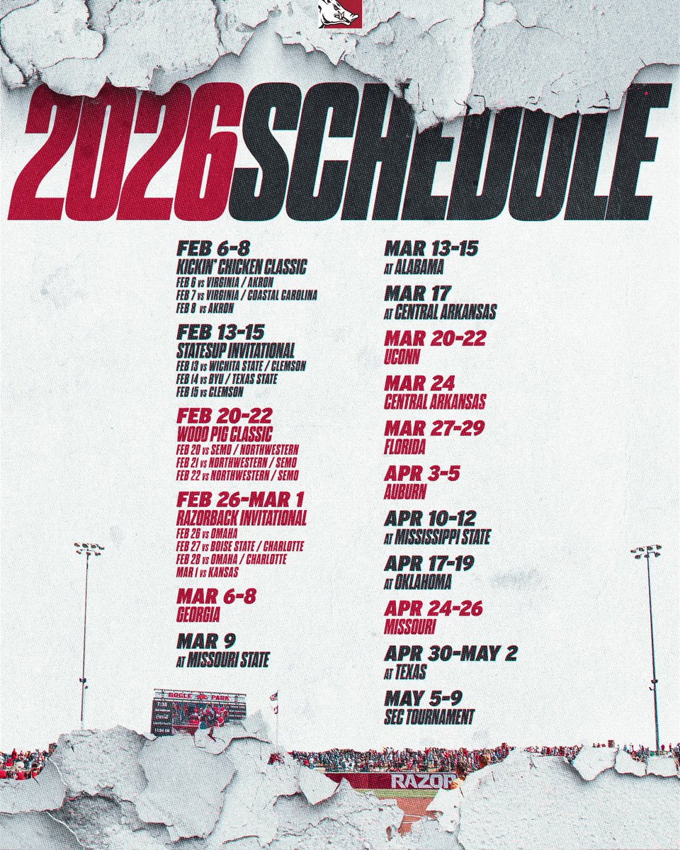 Arkansas Softball tweet media