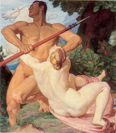ExpandedGalaxy's tweet photo. Venus &amp; Adonis
by Arthur Kampf
#breakingnews‌ https://t.co/TyogbUNkmx