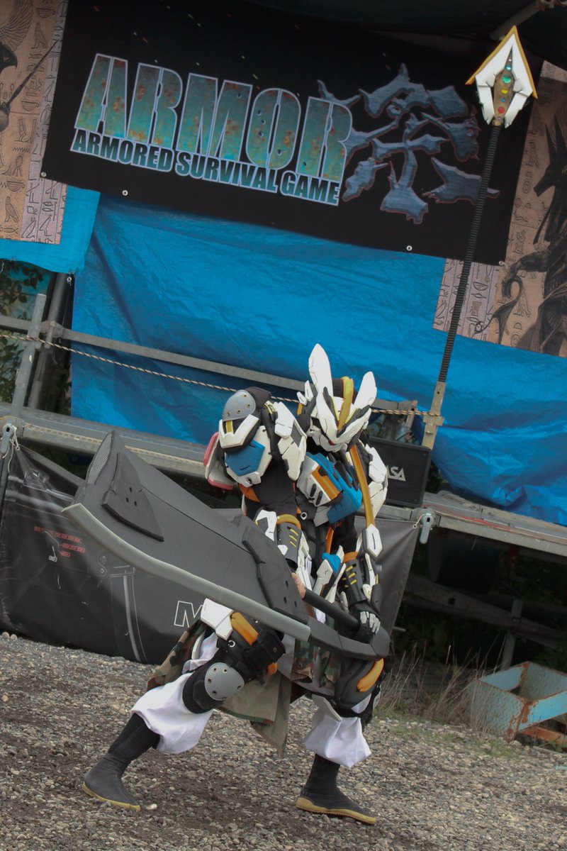 BKgGInadKnIe3af's tweet image. #ARMOR祭2025　#ARMOR祭
大剣は良いぞ！

撮影えびとかげさん　@rufflizard