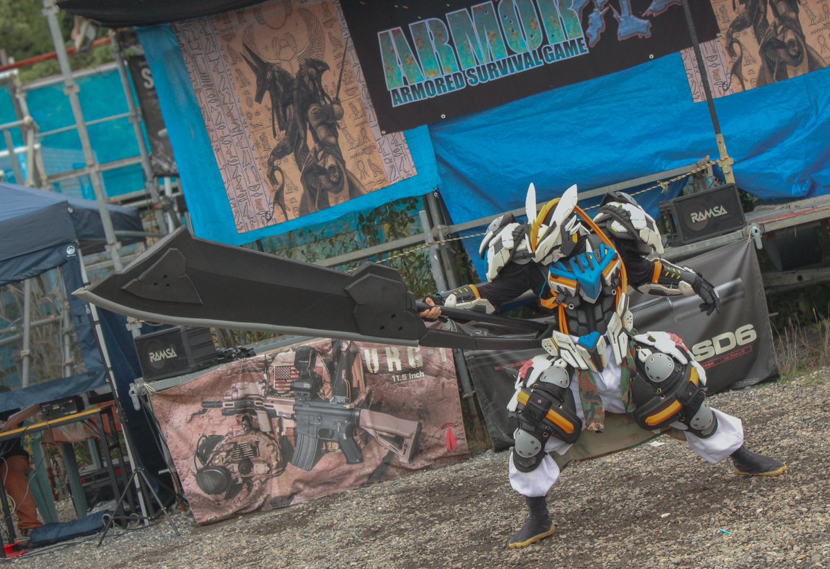 BKgGInadKnIe3af's tweet image. #ARMOR祭2025　#ARMOR祭
大剣は良いぞ！

撮影えびとかげさん　@rufflizard