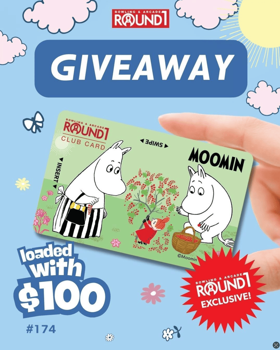 ✨Enter now and start your magical adventure! One (1) lucky winner will receive our exclusive Moomin Club Card filled with $100 game credits!

For official entry: 
1. Like &amp; Repost this post
2. Tag 3 friends
3. Follow <a href="/Round1USA/">Round1 Bowling & Arcade</a>
4. Complete the survey bit.ly/43yjEtw