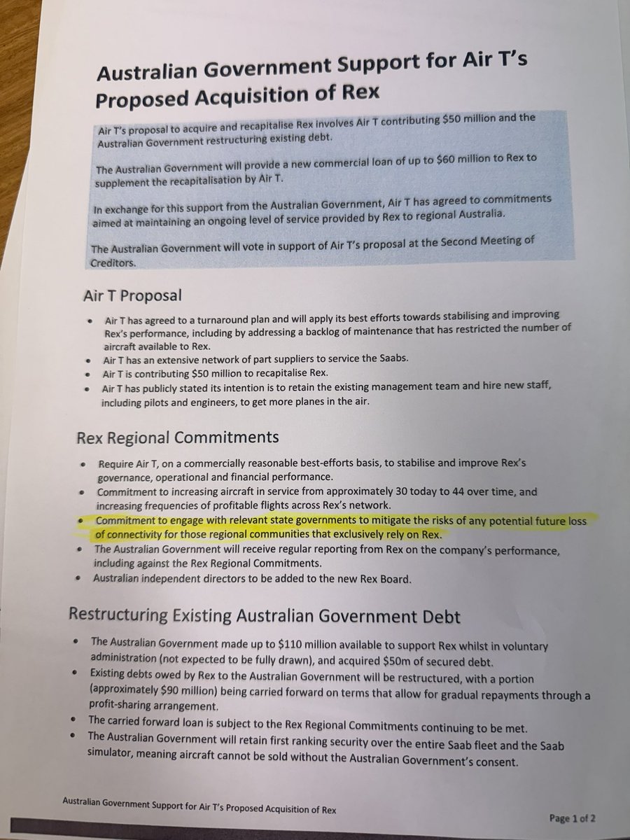 ✈️😡 Labor has put up $220mill with no guarantee for regions that existing aviation services will be retained. The govt’s statement says there is a risk of “future loss of connectivity” under Labor’s Rex deal. Minister King must come clean about which flight routes are at risk!