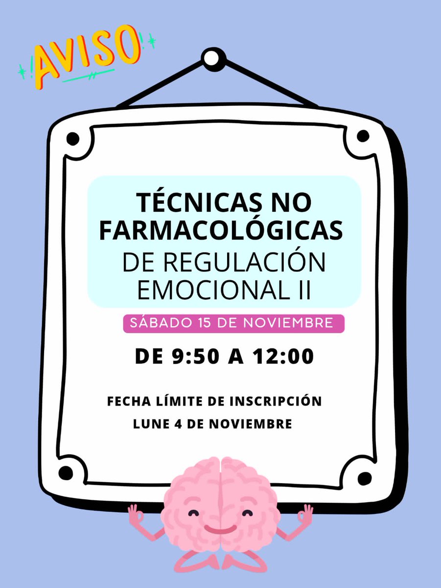 ctduca_iap's tweet photo. 📣 ¡Registro abierto para el segundo curso!
🗓️ Sábado 15 de noviembre
⏰ Cierre: martes 4 de noviembre

Regístrate aquí 👉 https://t.co/LFxut66PS2 https://t.co/rQAZwbKBfv