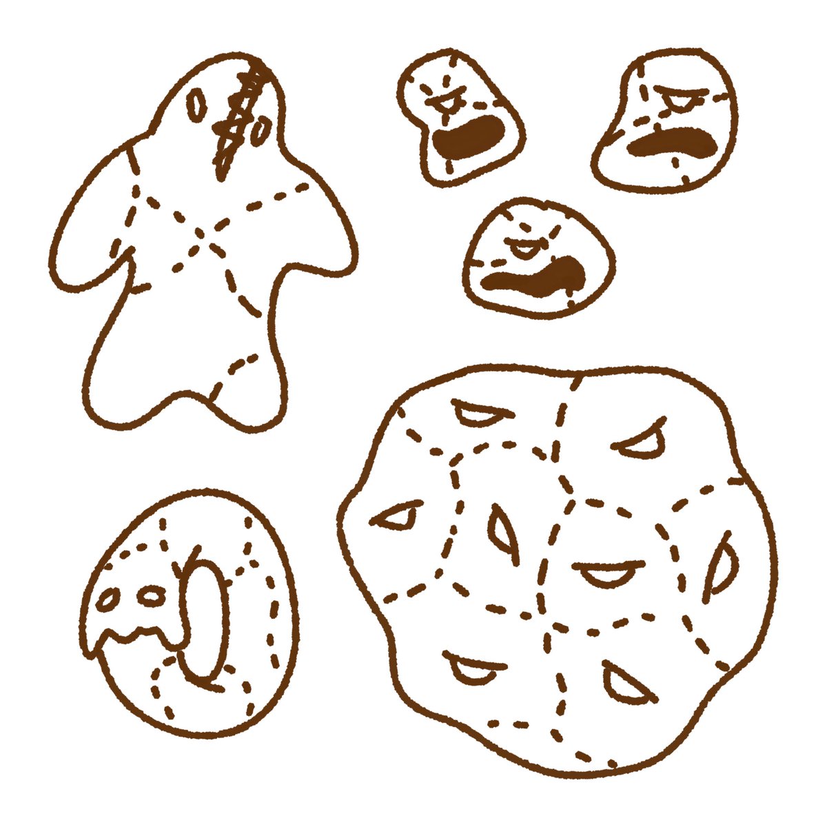 Some fleshy enemy concepts for Breadventure