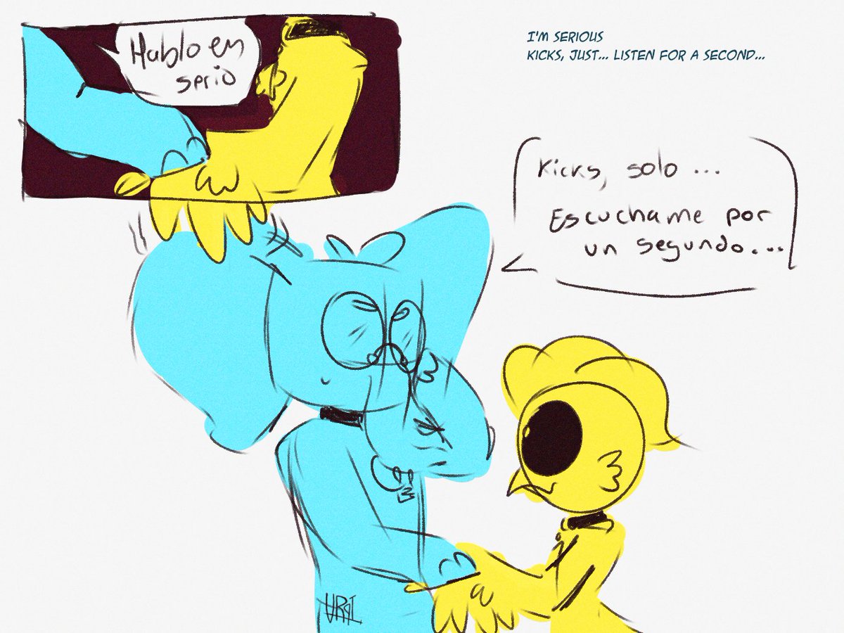 Breaking up / Ruptura 😔
Este comic será un poco más corto sjsj pq quería subir alguito puem 
yy Ajá pq Bubba con Kickin? pq no? me gustó la pareja ahhh🥺

#SmilingCritters #BubbaBubbaphant #KickinChicken