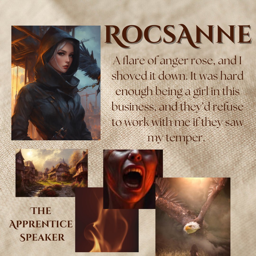 MCTaylor_author's tweet image. Meet The Apprentice Speaker&apos;s main cast: 
RocsAnne, the rider with feminine rage
Waylen, the flirty prince with a hero complex
Curu, the elf that trusts no one 
#questpit #f #litagents #ya