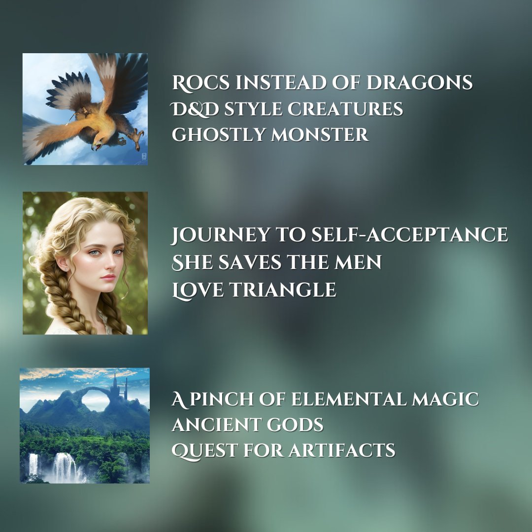 MCTaylor_author's tweet image. The Apprentice Speaker #YA #f 
⚔️Accepting feminine rage,   
❤️Slow-burn strangers -&amp;gt; lovers   
👀Elemental magic, D&amp;amp;D style creatures
😍Found family
💀Epic quest, ancient gods

12 partial, 2 full requests and counting. 
#agentsguide #questpit #Q #litagents