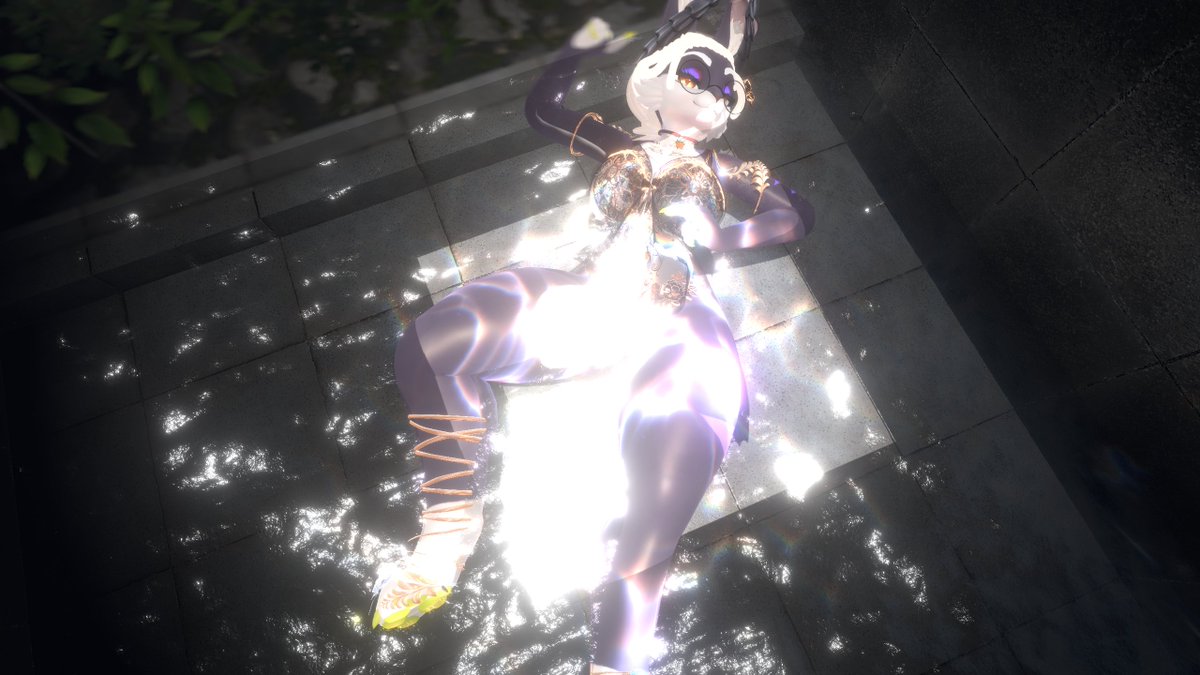 Just a Bunny getting Clean~