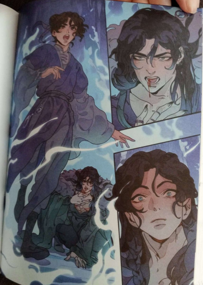 dear_xiaogui's tweet photo. ‼ SVSSS RUS VOL 4 INTERIOR ART ‼

WE GOT A FOUR PAGE COMIC FOR SHANG QINGHUA COMING TO SAVE MOBEI JUN DURING THE ASCENSION CEREMONY!!! AND MOBEI JUN SAVING HIM IN TURN!!! https://t.co/jcgSvziIte