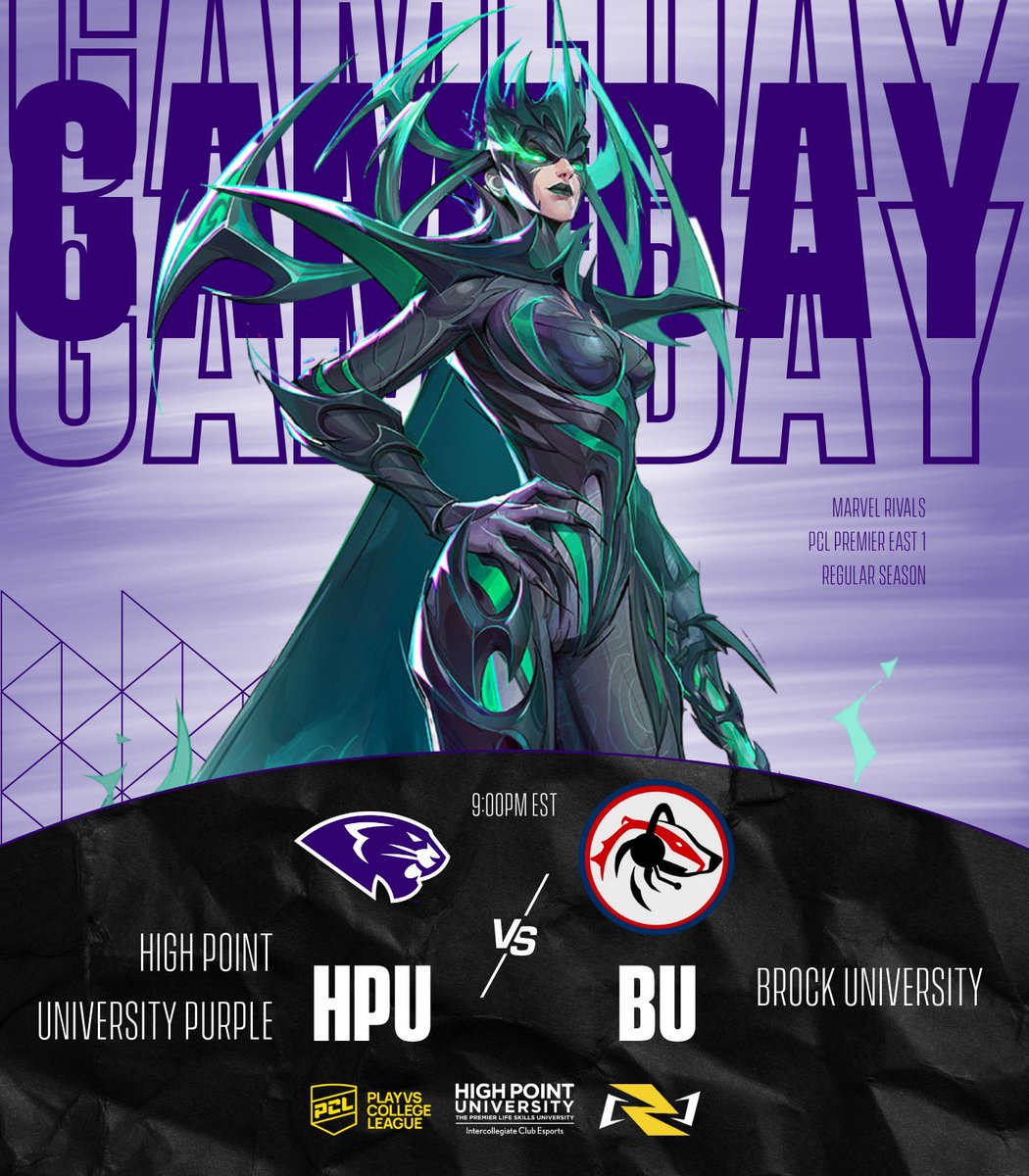 HPU Rivals Purple faces off against <a href="/BrockEsports/">Brock Esports</a> to secure a spot in PCL Premier Playoffs!
